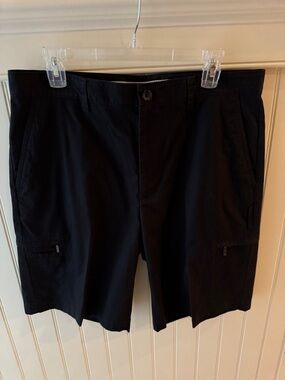 Greg Norman Collection Black Cargo Shorts